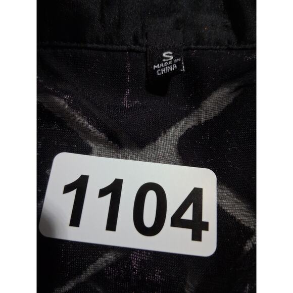 Fate Whimsigoth Velvet Burnout Art to Wear Womens size Small Old Money fairy Top - Picture 7 of 12